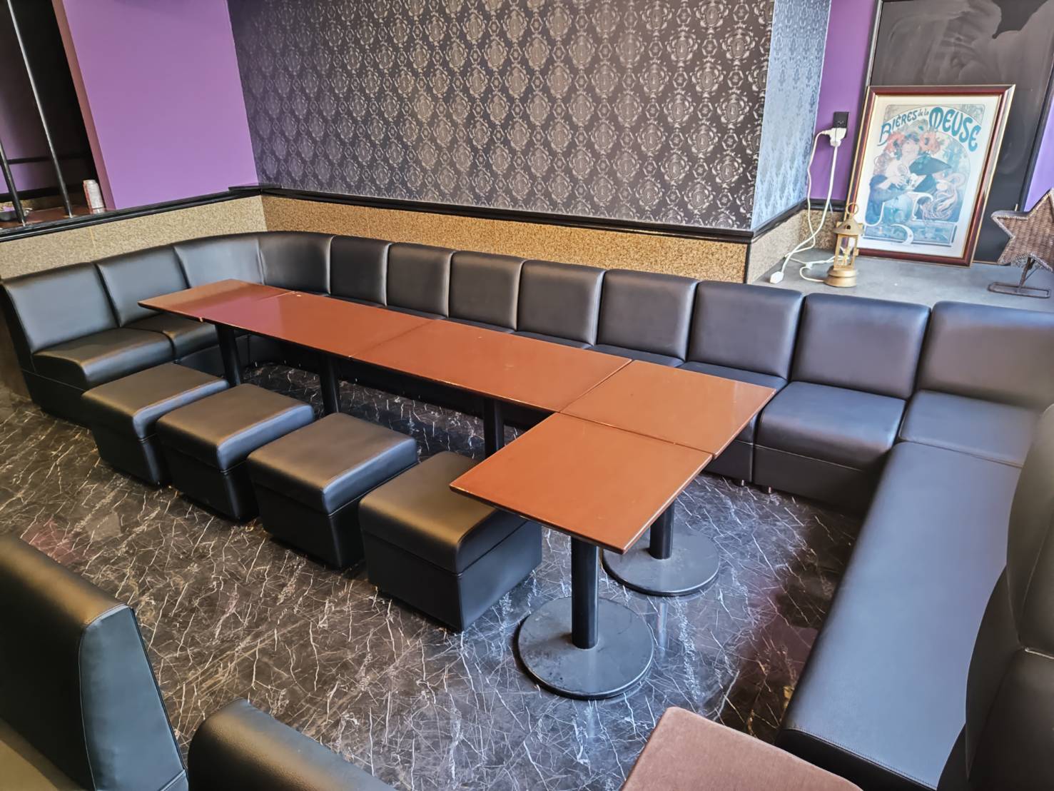 飲食店様のBOXソファの着せかえです。 | いすの着せかえ屋さん 愛知県