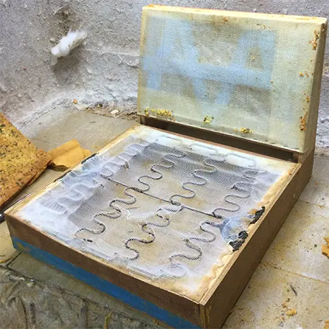 座面 Sバネ・エラストベルト・メッシュ交換