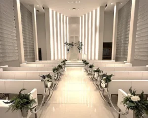 結婚式場 参列者席
